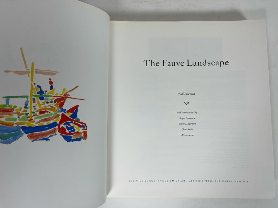 First Edition 1990 Book The Fauve Landscape By Judi Freeman LA County Museum Of Art [Photo 2]