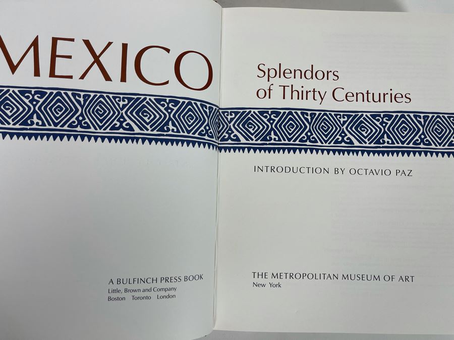 1990 MET Book Mexico Splendors Of Thirty Centuries [Photo 3]