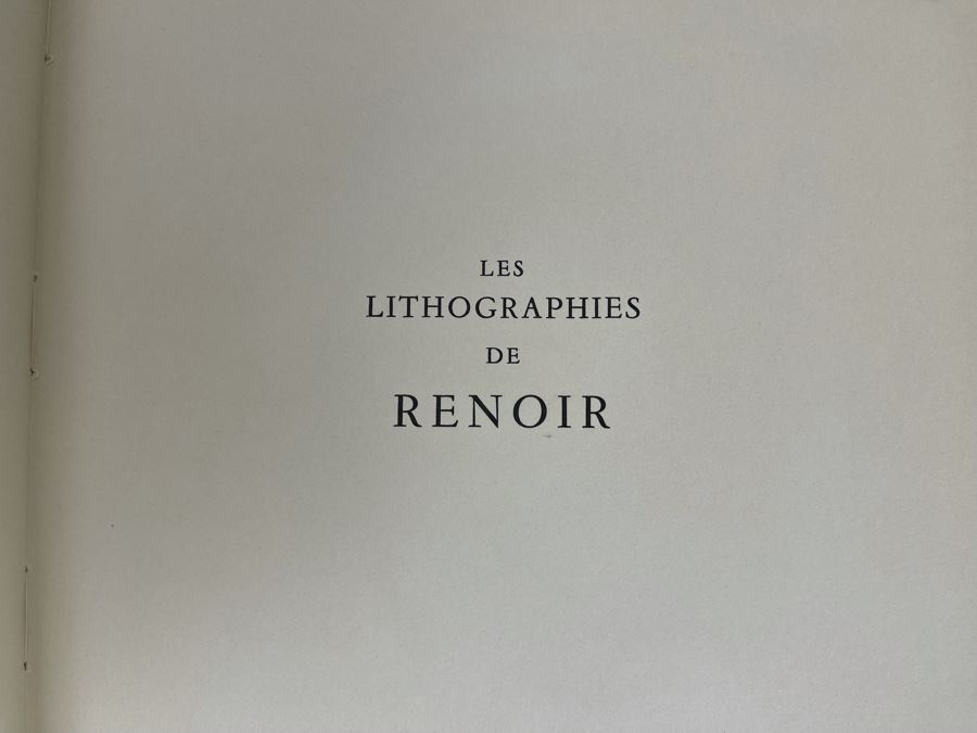 Limited Edition 1951 Book Les Lithographies De Renoir Par Claude Roger-Marx Andre Sauret [Photo 4]