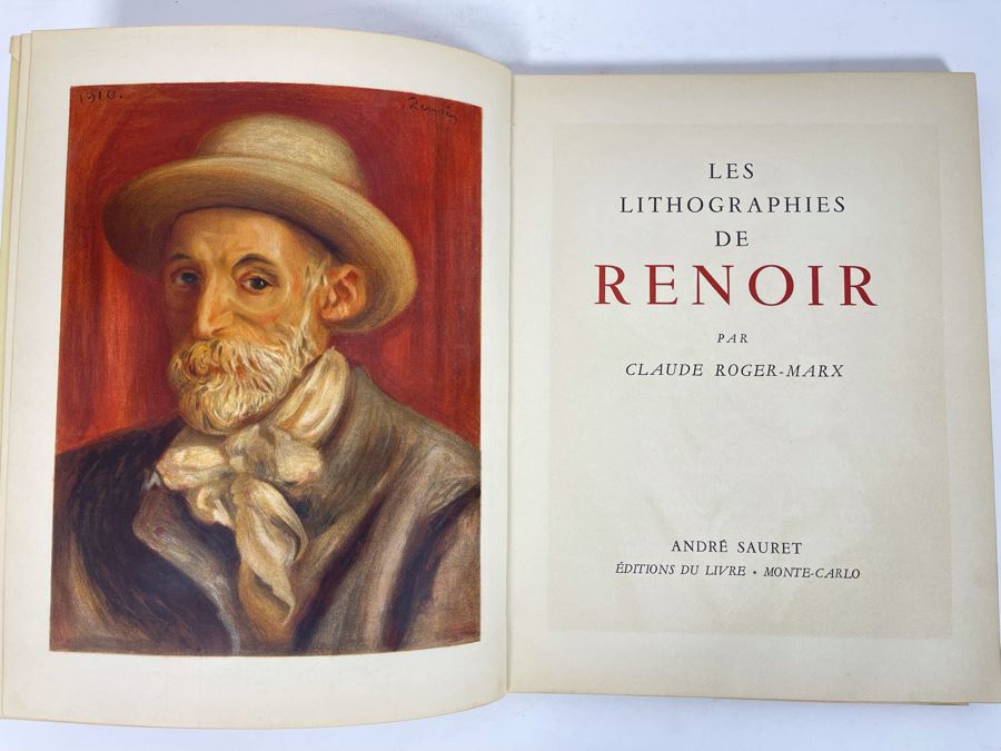Limited Edition 1951 Book Les Lithographies De Renoir Par Claude Roger-Marx Andre Sauret [Photo 7]