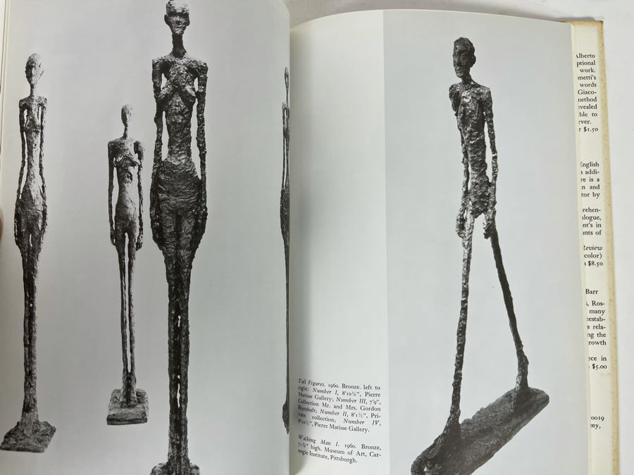 First Edition 1965 Book Alberto Giacometti The Museum Of Modern Art NY [Photo 9]