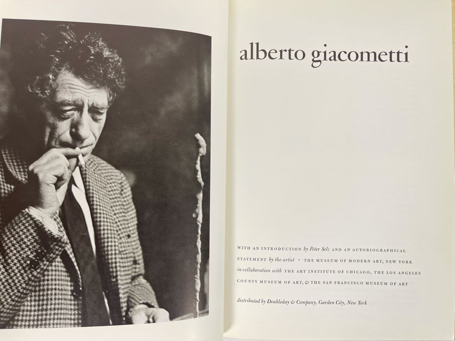 First Edition 1965 Book Alberto Giacometti The Museum Of Modern Art NY [Photo 3]
