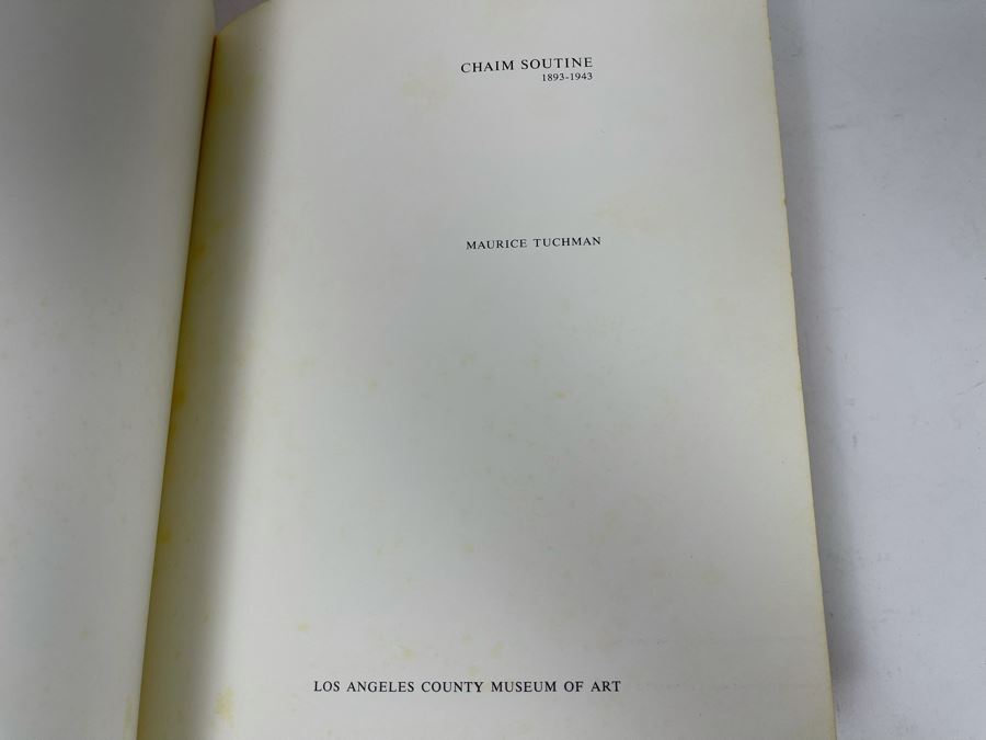 Limited First Edition 1968 Book Chaim Soutine By Maurice Tuchman LA County Museum Of Art [Photo 3]