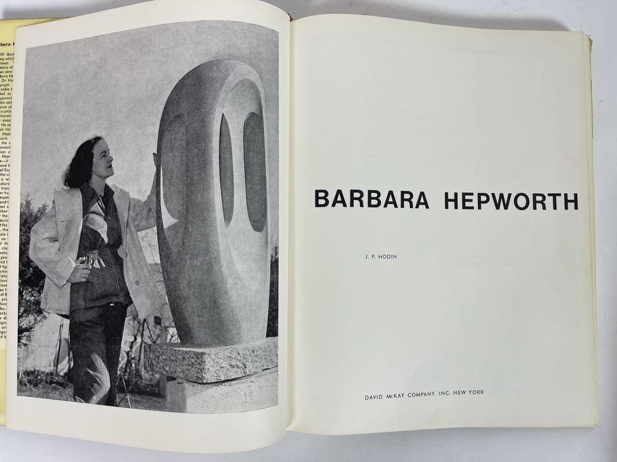 First Edition 1961 Book Barbara Hepworth By J. P. Hodin David McKay Company NY [Photo 3]