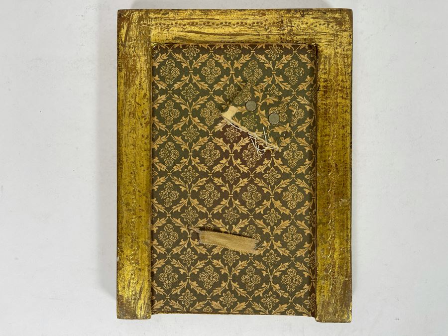 Antique Italian Picture Frame With Photo Of Jacquelyn Littlefield 5.5 X 7.5 [Photo 5]