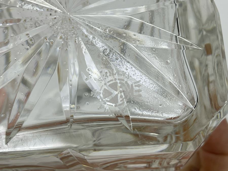 Cristal De Sevres France Crystal Whiskey Decanter 8.5H [Photo 8]