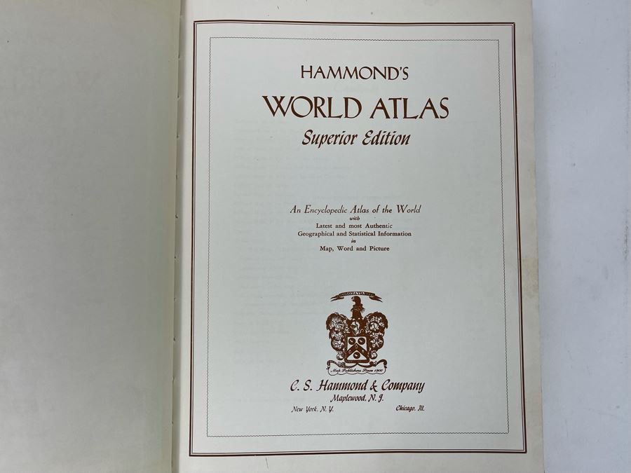 1958 Hammond's World Atlas Superior Edition [Photo 3]
