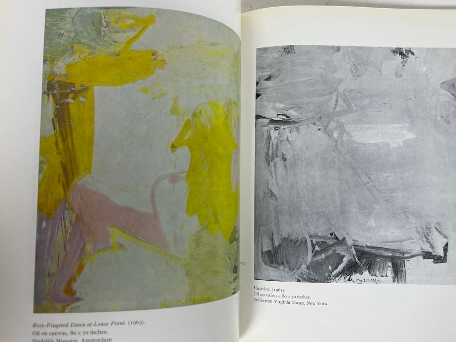 First Edition Book Willem De Kooning By Thomas B. Hess The Museum Of ...