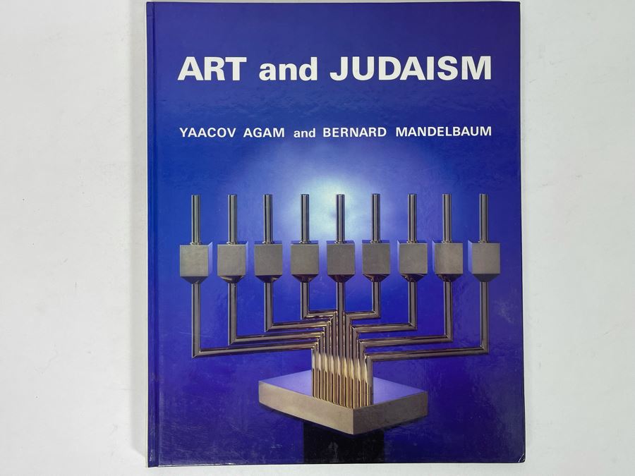 Signed And Hand Illustrated First Edition 1981 Book Art And Judaism By Yaacov Agam And Bernard Mandelbaum (Signed / Illustrated By Yaacov Agam) [Photo 2]