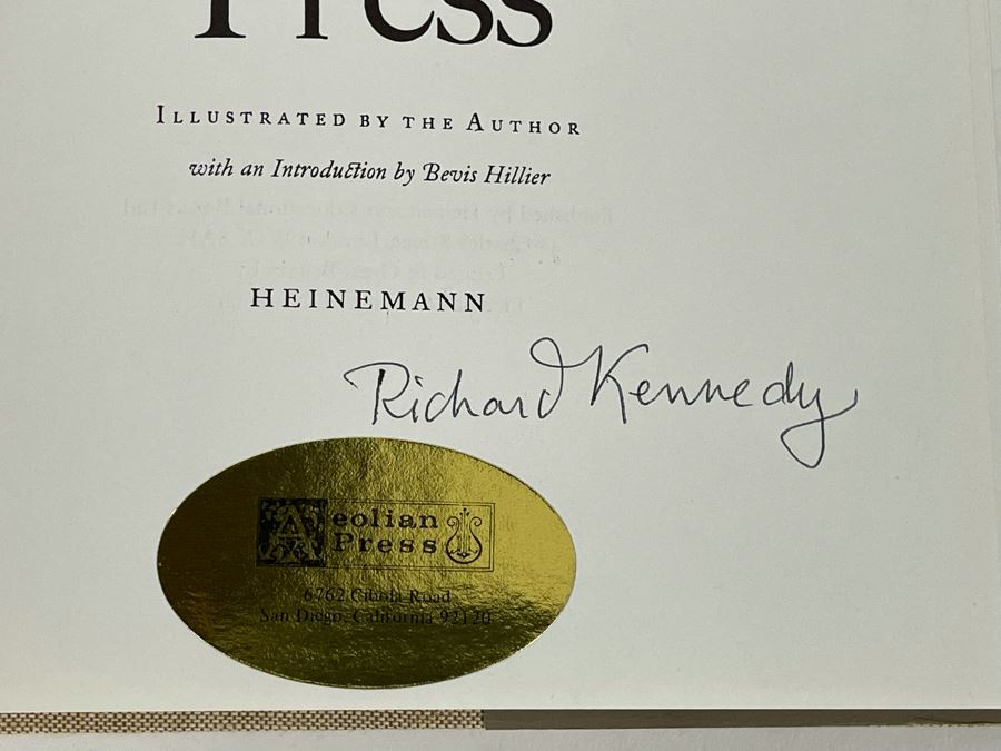 Signed First Edition Book A Boy At The Hogarth Press Signed By Richard Kennedy [Photo 6]