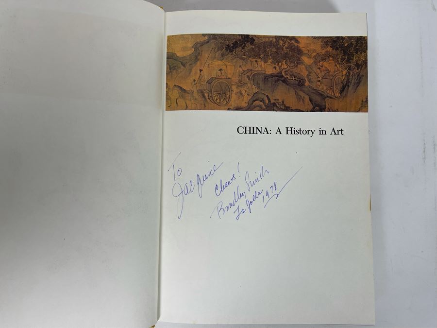 Signed First Edition Book China: A History In Art Signed By Bradley Smith [Photo 4]