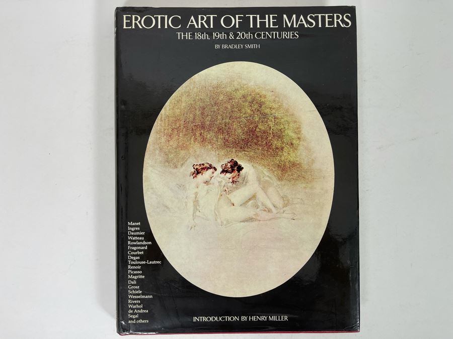 Signed First Edition Book Erotic Art Of The Masters The 18th, 19th & 20th Centuries Signed By Bradley Smith [Photo 2]