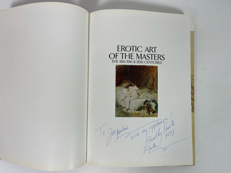 Signed First Edition Book Erotic Art Of The Masters The 18th, 19th & 20th Centuries Signed By Bradley Smith [Photo 7]