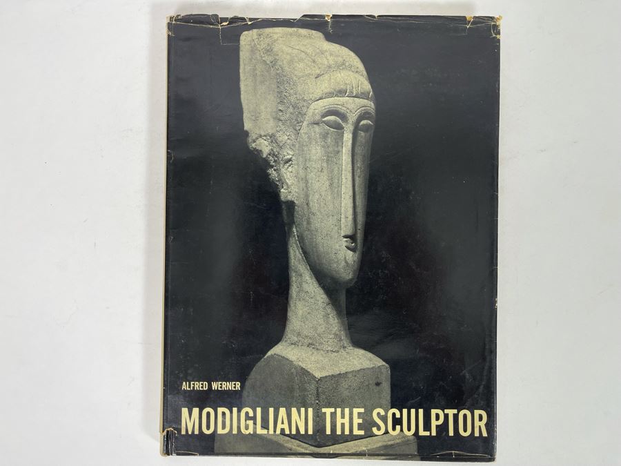 First Edition 1962 Book Modigliani The Sculptor By Alfred Werner