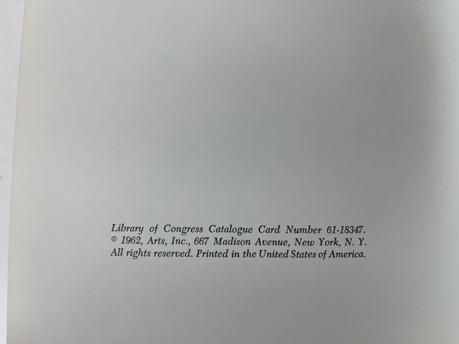 First Edition 1962 Book Modigliani The Sculptor By Alfred Werner [Photo 6]