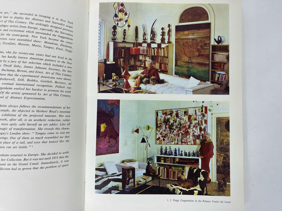 Signed 1967 First Edition Book The Peggy Guggenheim Collection Venice Signed By Peggy Guggenheim [Photo 10]