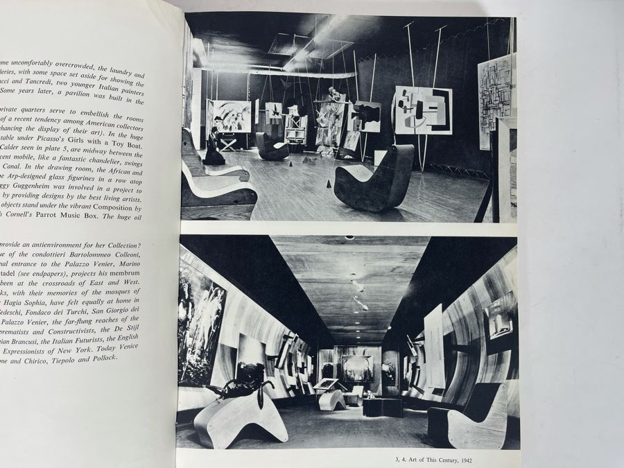 Signed 1967 First Edition Book The Peggy Guggenheim Collection Venice Signed By Peggy Guggenheim [Photo 13]