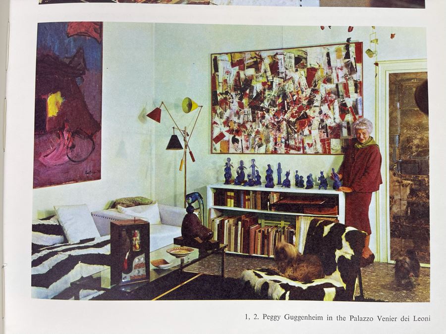 Signed 1967 First Edition Book The Peggy Guggenheim Collection Venice Signed By Peggy Guggenheim [Photo 12]