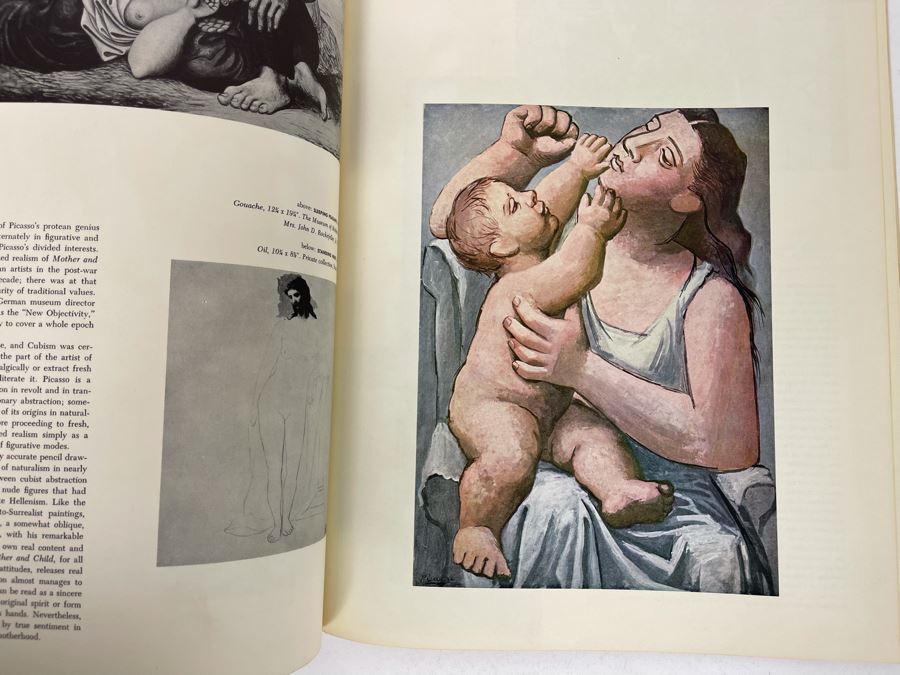 Pair Of Picasso Books Featuring Artwork Prints By Harry N. Abrams 1954, 1957 [Photo 5]