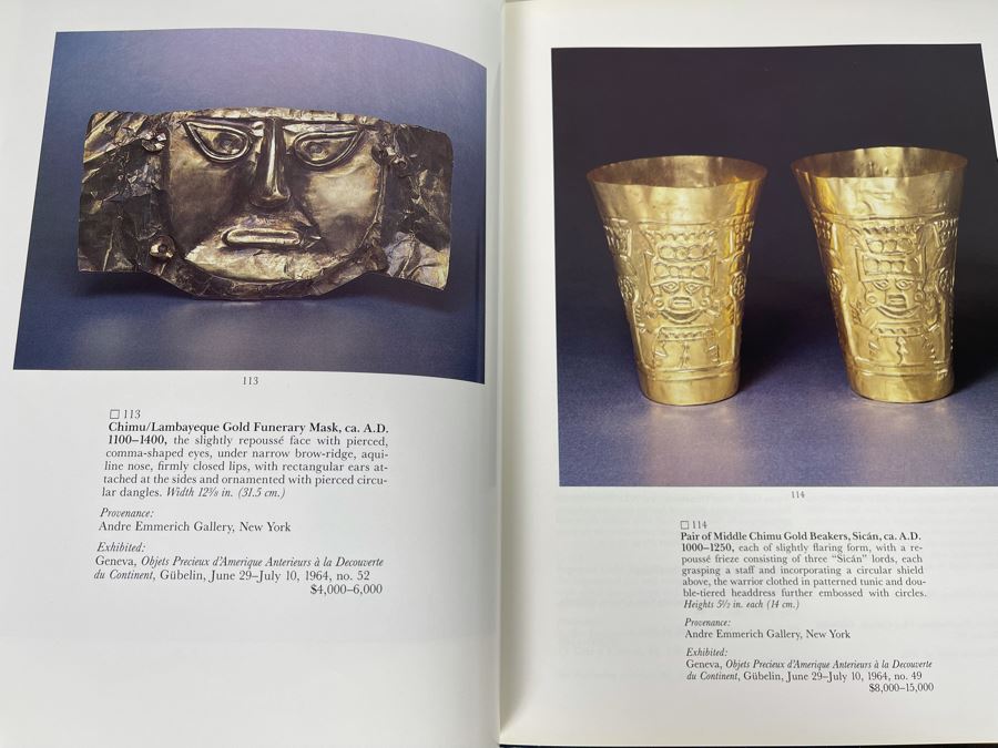 Sotheby's Auction Catalog: The Collection Of The Late Count And Countess Guy Du Boisrouvray 1989 [Photo 7]
