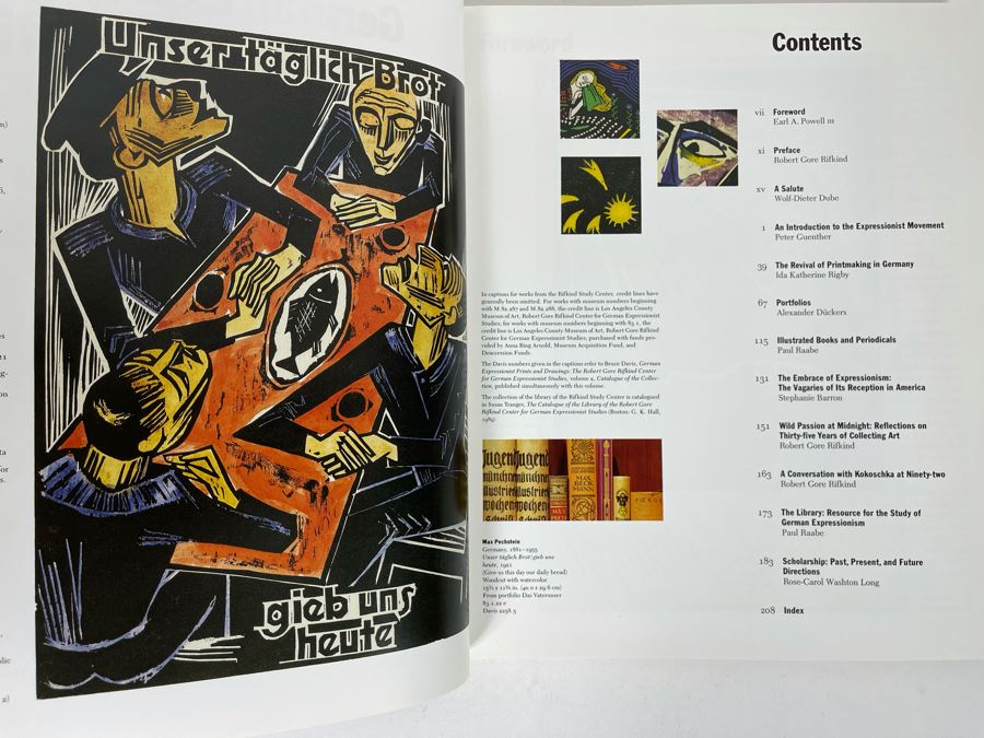 German Expressionist Prints And Drawings Volume 1 Book Los Angeles County Museum Of Art [Photo 3]