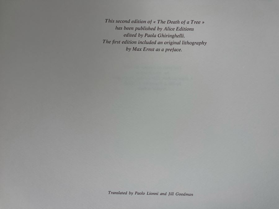First Limited Edition 1979 Book The Eyewitness By Jean Michel Folon 26 Watercolors And Text By The Artist And 1976 Second Edition Book The Death Of A Tree Alice Editions By Jean Michel Folon [Photo 17]