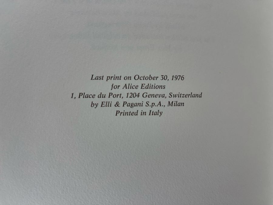 First Limited Edition 1979 Book The Eyewitness By Jean Michel Folon 26 Watercolors And Text By The Artist And 1976 Second Edition Book The Death Of A Tree Alice Editions By Jean Michel Folon [Photo 16]