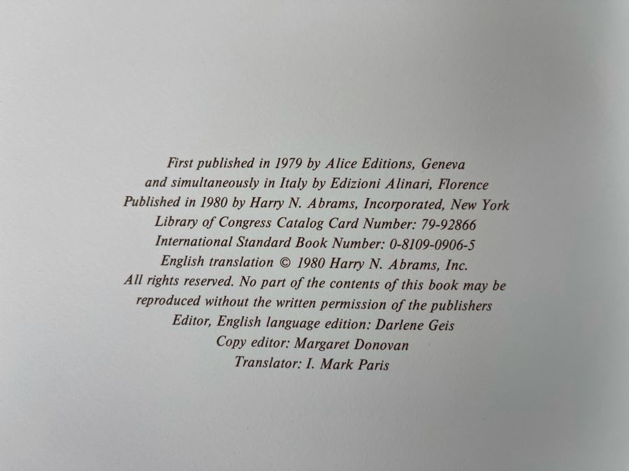 First Limited Edition 1979 Book The Eyewitness By Jean Michel Folon 26 Watercolors And Text By The Artist And 1976 Second Edition Book The Death Of A Tree Alice Editions By Jean Michel Folon [Photo 4]