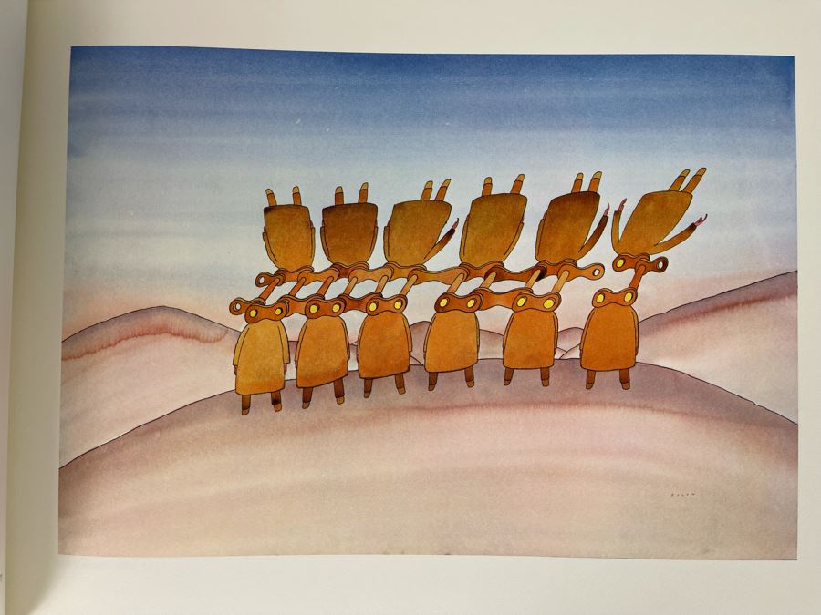 First Limited Edition 1979 Book The Eyewitness By Jean Michel Folon 26 Watercolors And Text By The Artist And 1976 Second Edition Book The Death Of A Tree Alice Editions By Jean Michel Folon [Photo 12]