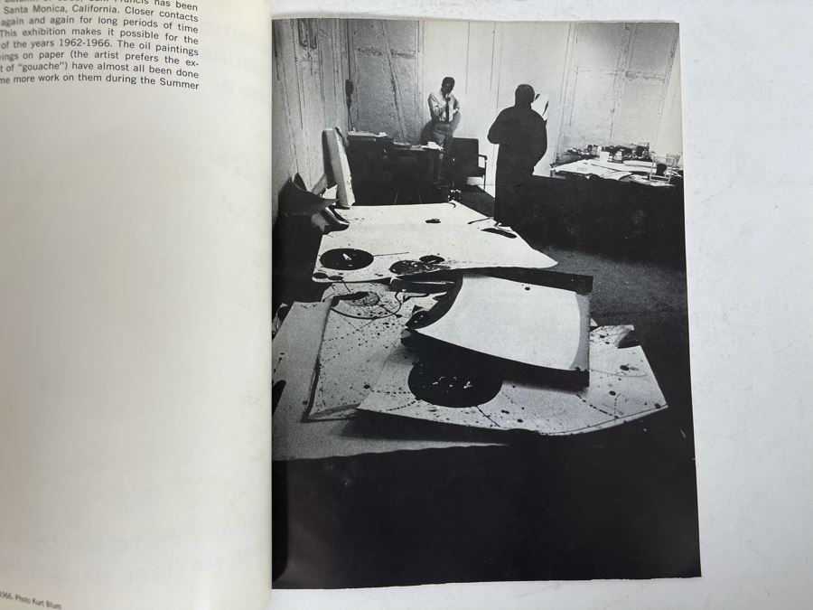 Original 1967 Sam Francis Art Exhibition Catalog Book Exhibition Of Oil Paintings And Coloured Drawings From 1962-1966 Pierre Matisse Gallery New York [Photo 4]