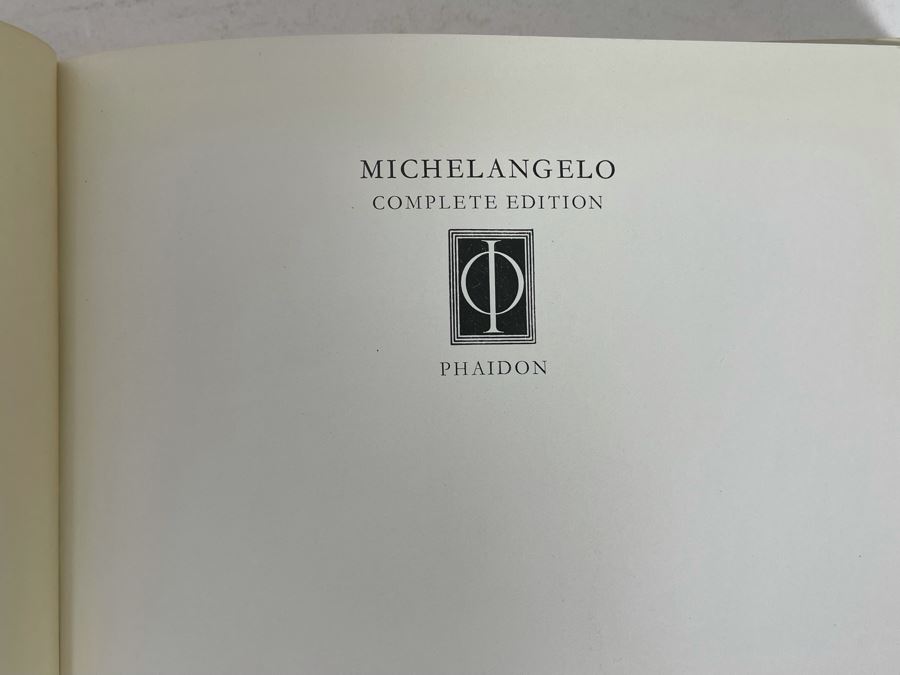 1959 Third Printing Book Michelangelo Paintings Sculptures Architecture By Ludwig Goldscheider Phaidon Publishers Inc [Photo 4]