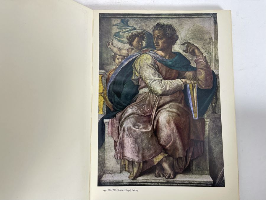 1959 Third Printing Book Michelangelo Paintings Sculptures Architecture By Ludwig Goldscheider Phaidon Publishers Inc [Photo 9]