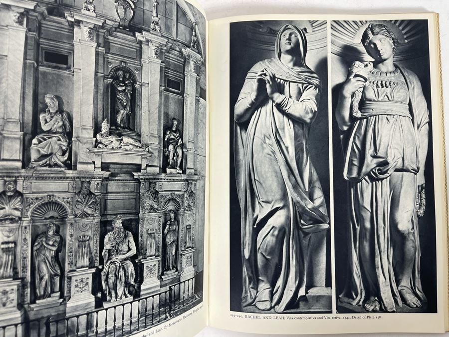 1959 Third Printing Book Michelangelo Paintings Sculptures Architecture By Ludwig Goldscheider Phaidon Publishers Inc [Photo 12]