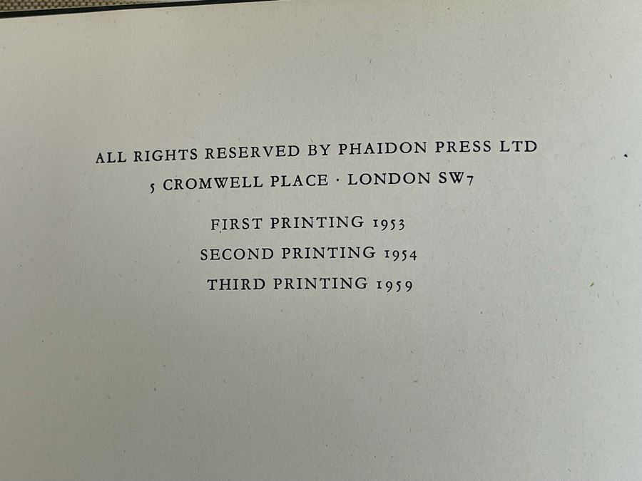 1959 Third Printing Book Michelangelo Paintings Sculptures Architecture By Ludwig Goldscheider Phaidon Publishers Inc [Photo 6]