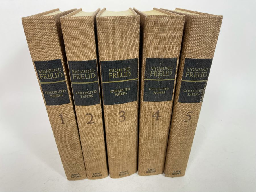 Sigmund Freud Collected Papers Volumes 1-5 Books [Photo 1]