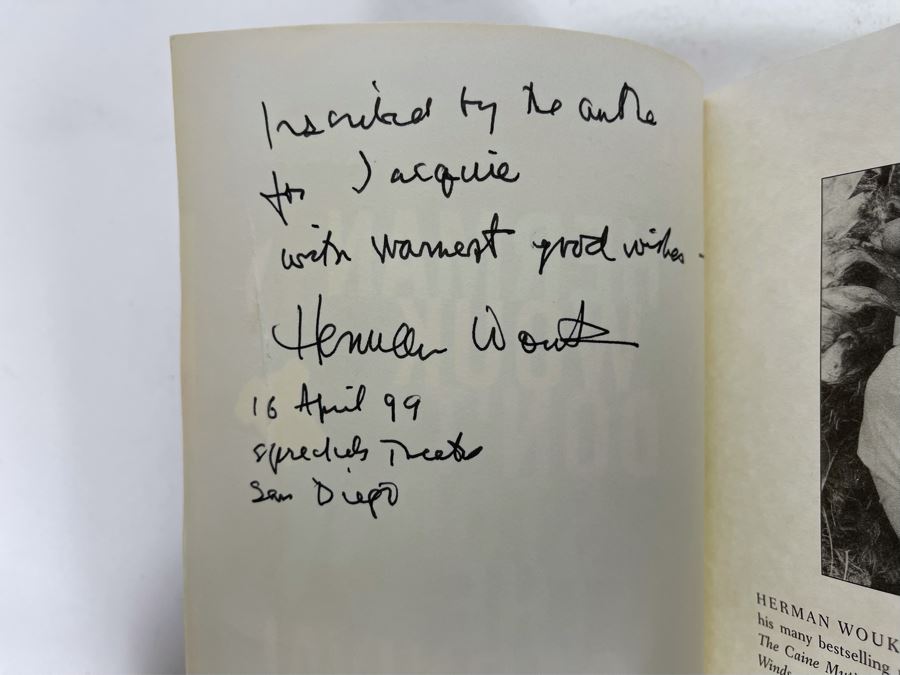Signed Book Herman Wouk Book Don't Stop The Carnival Signed By Herman Wouk [Photo 3]