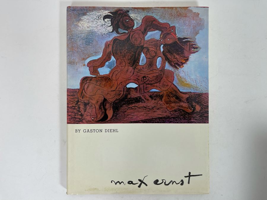 First Edition 1973 Book Max Ernst By Gaston Diehl Crown Publishers New York
