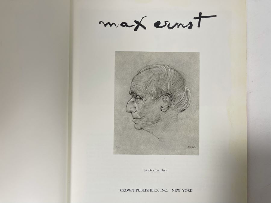 First Edition 1973 Book Max Ernst By Gaston Diehl Crown Publishers New York [Photo 2]