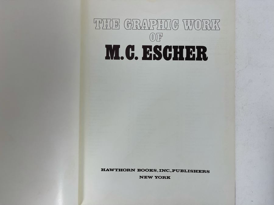 The Graphic Work Of M.C. Escher Hawthorn Books, Inc New York Book [Photo 3]