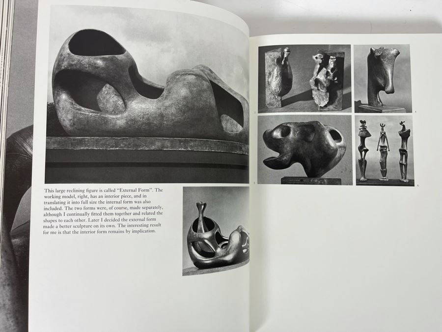 First Edition 1968 Book Henry Moore By John Hedgecoe / Henry Moore With Book Cover [Photo 9]
