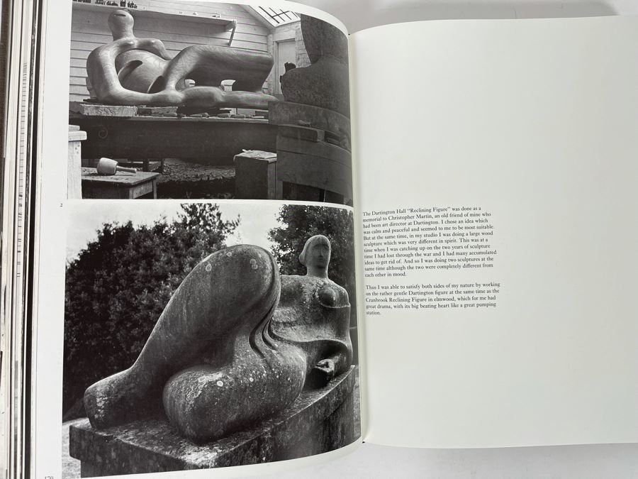 First Edition 1968 Book Henry Moore By John Hedgecoe / Henry Moore With Book Cover [Photo 12]