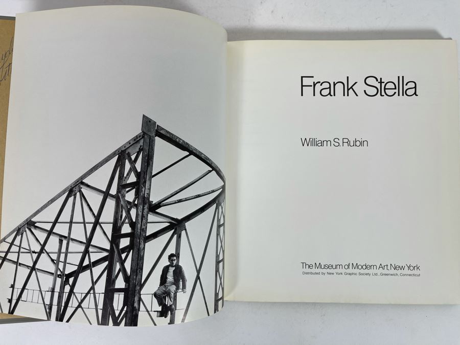 First Edition 1970 Book Frank Stella By William S. Rubin The Museum Of Modern Art New York [Photo 4]