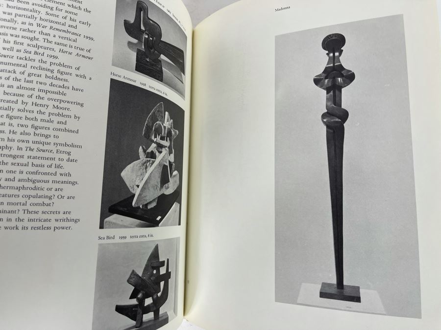 Signed Limited First Edition 1967 Sorel Etrog Sculpture Book Signed By Artist Sorel Etrog [Photo 14]