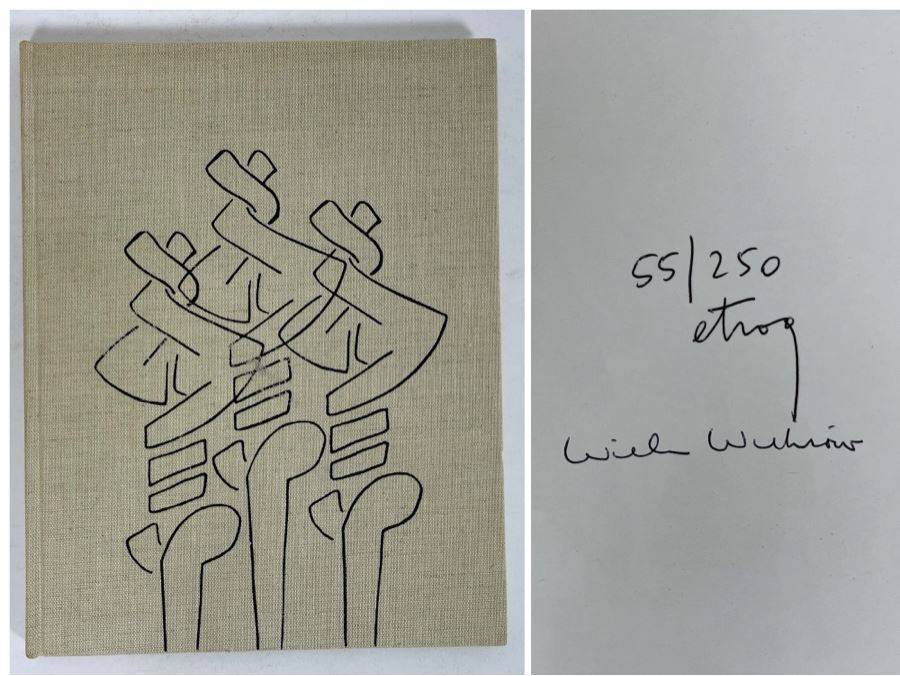 Signed Limited First Edition 1967 Sorel Etrog Sculpture Book Signed By Artist Sorel Etrog