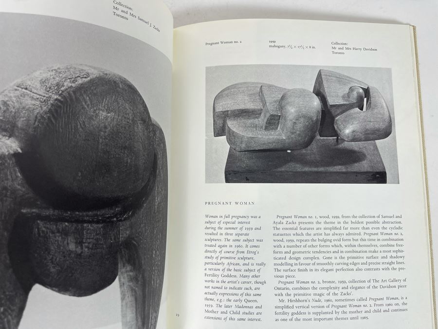 Signed Limited First Edition 1967 Sorel Etrog Sculpture Book Signed By Artist Sorel Etrog [Photo 21]