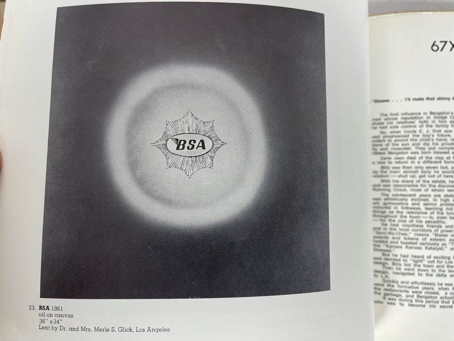 Original 1968 First Edition Billy Al Bengston Los Angeles County Museum Of Art Exhibition Catalog Book By James Monte Designed By Ed Ruscha Featuring Sandpaper Cover [Photo 7]
