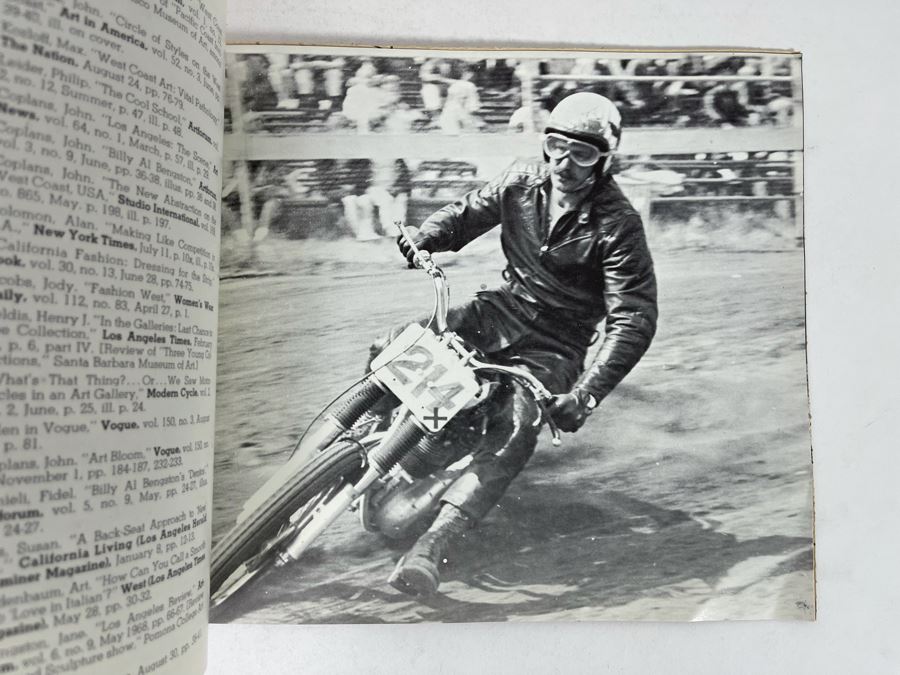 Original 1968 First Edition Billy Al Bengston Los Angeles County Museum Of Art Exhibition Catalog Book By James Monte Designed By Ed Ruscha Featuring Sandpaper Cover [Photo 9]