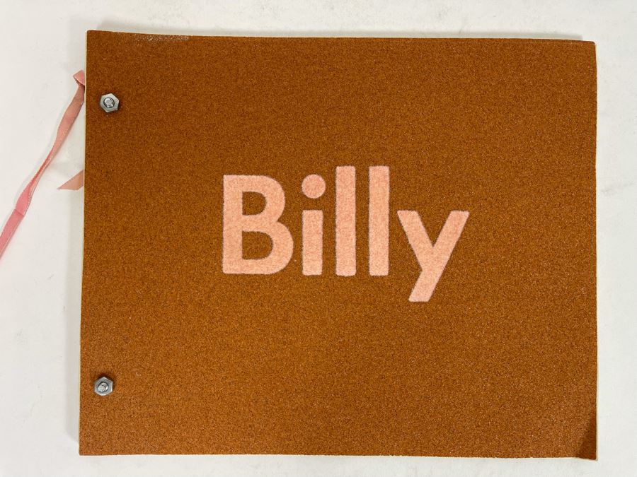 Original 1968 First Edition Billy Al Bengston Los Angeles County Museum Of Art Exhibition Catalog Book By James Monte Designed By Ed Ruscha Featuring Sandpaper Cover [Photo 2]
