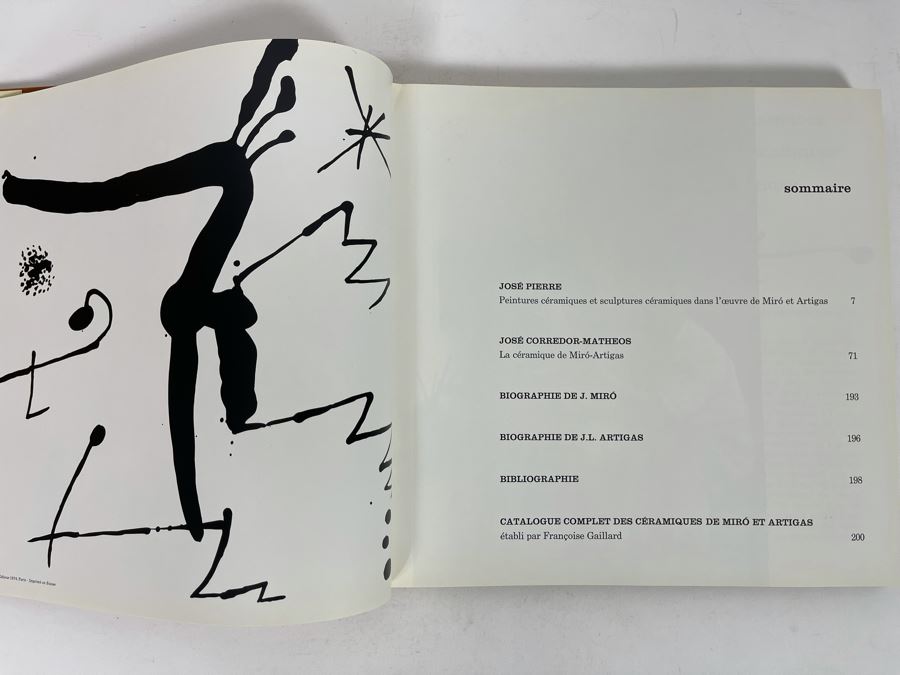First Edition Book Ceramiques De Miro Et Artigas Maeght Editeur [Photo 3]