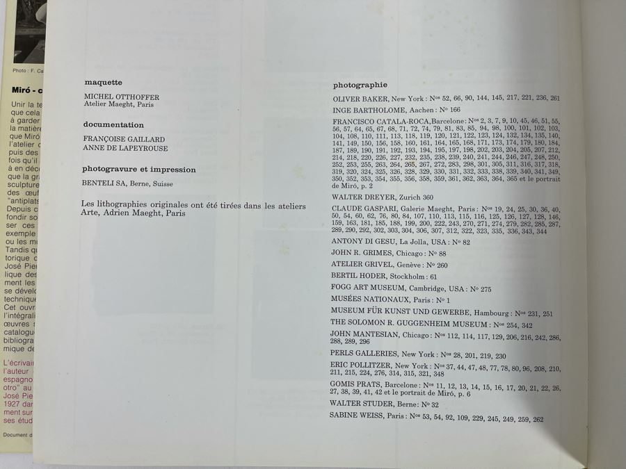 First Edition Book Ceramiques De Miro Et Artigas Maeght Editeur [Photo 16]